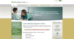 Desktop Screenshot of medicalspanish.com